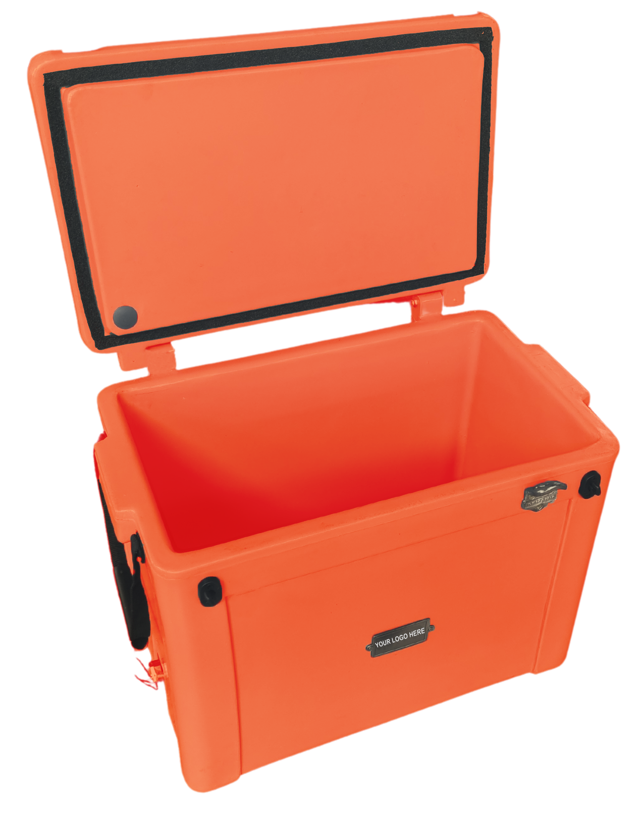 55L Cooler Box- Understated metal badge with your logo on one side. Incl. Bottle Opener